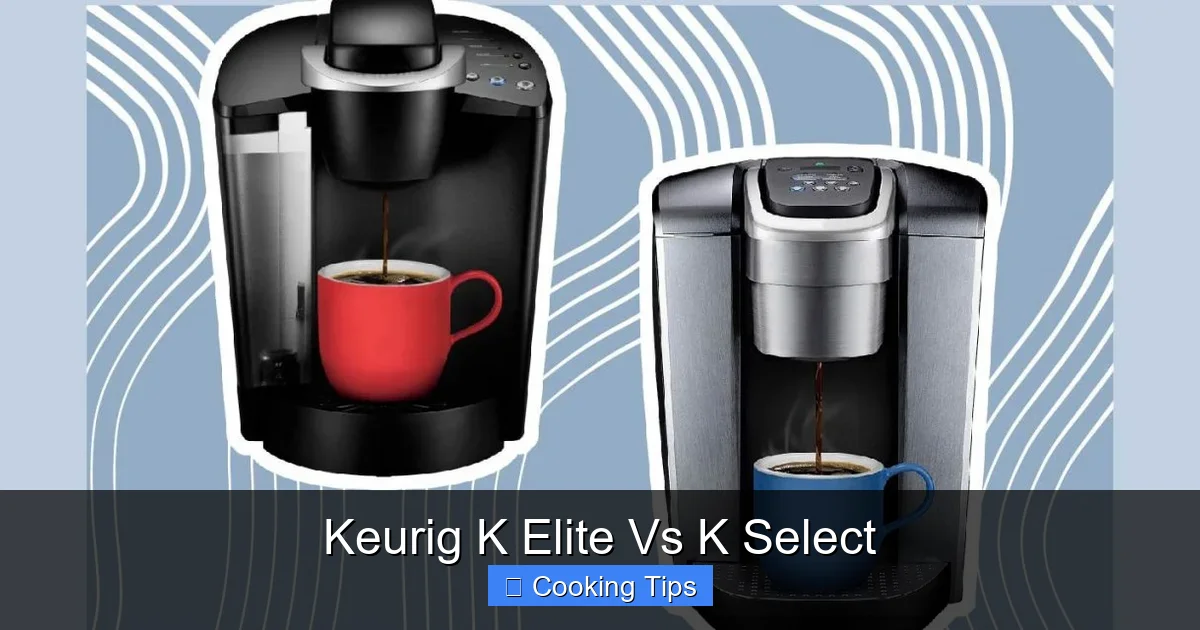 Keurig K Elite Vs K Select