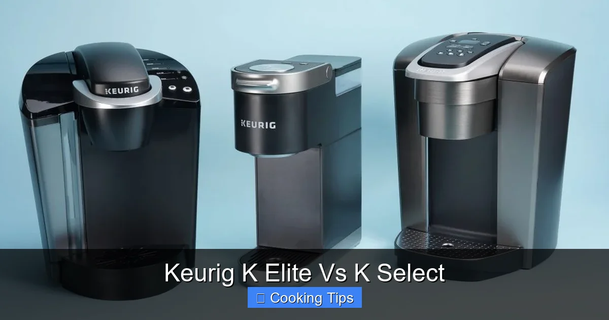 Keurig K Elite Vs K Select
