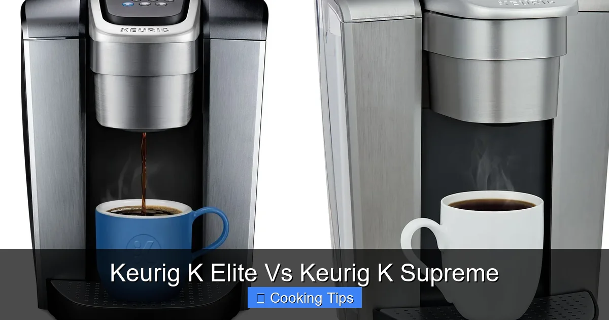 Keurig K Elite Vs Keurig K Supreme