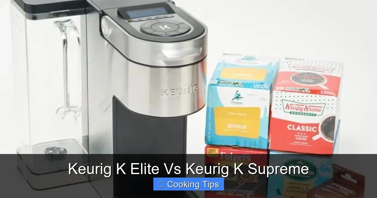 Keurig K Elite Vs Keurig K Supreme