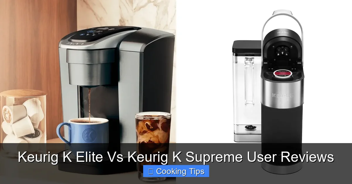 Keurig K Elite Vs Keurig K Supreme User Reviews