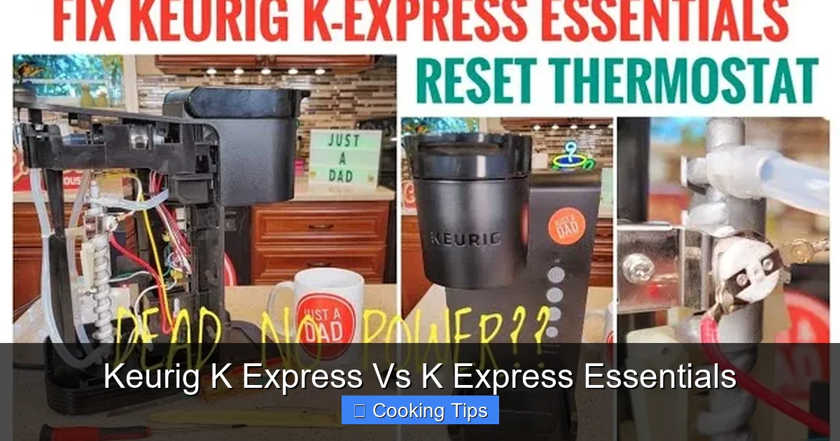 Keurig K Express Vs K Express Essentials