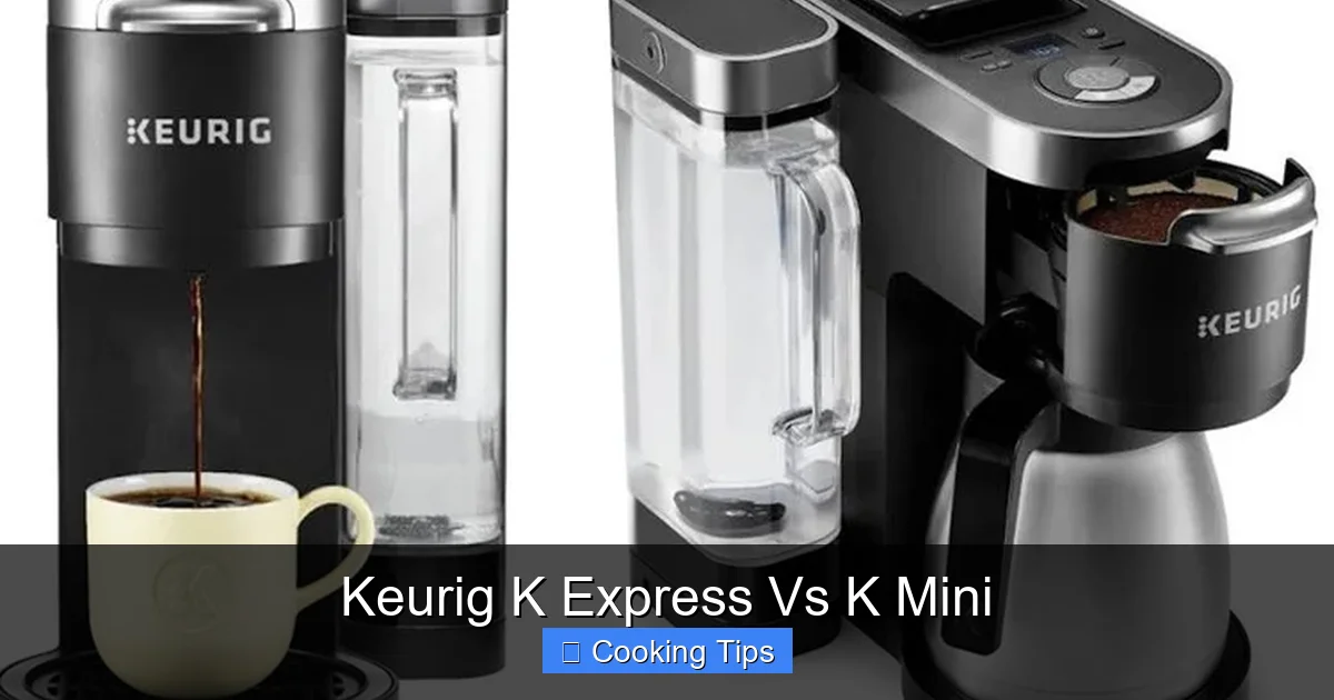 Keurig K Express Vs K Mini