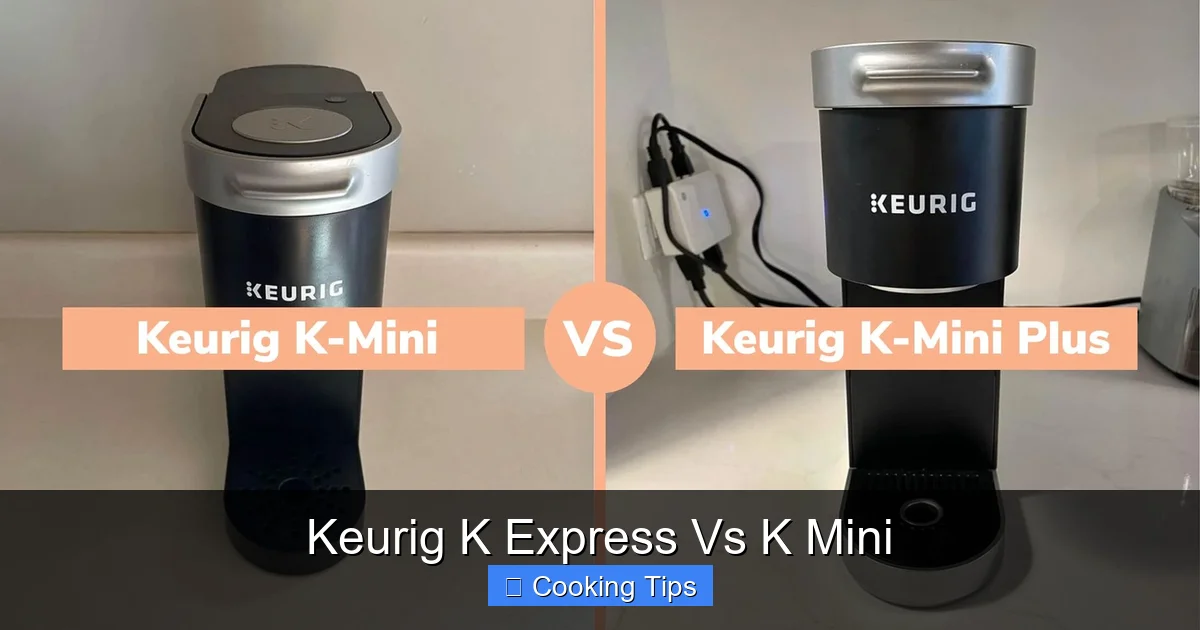 Keurig K Express Vs K Mini