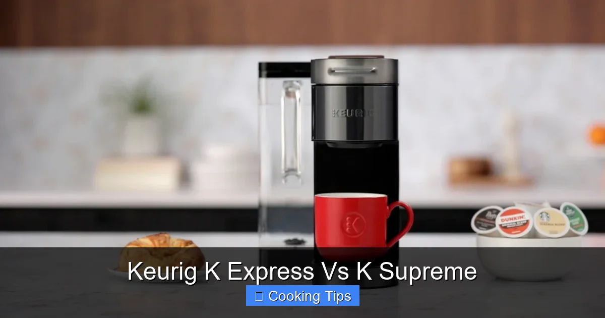 Keurig K Express Vs K Supreme