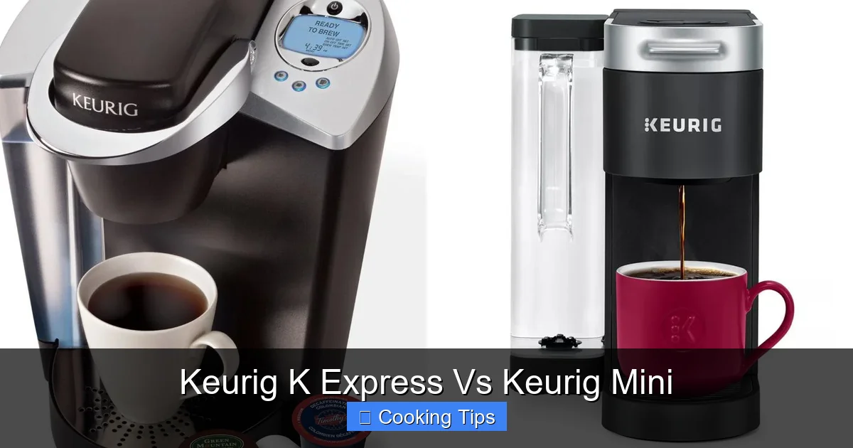 Keurig K Express Vs Keurig Mini