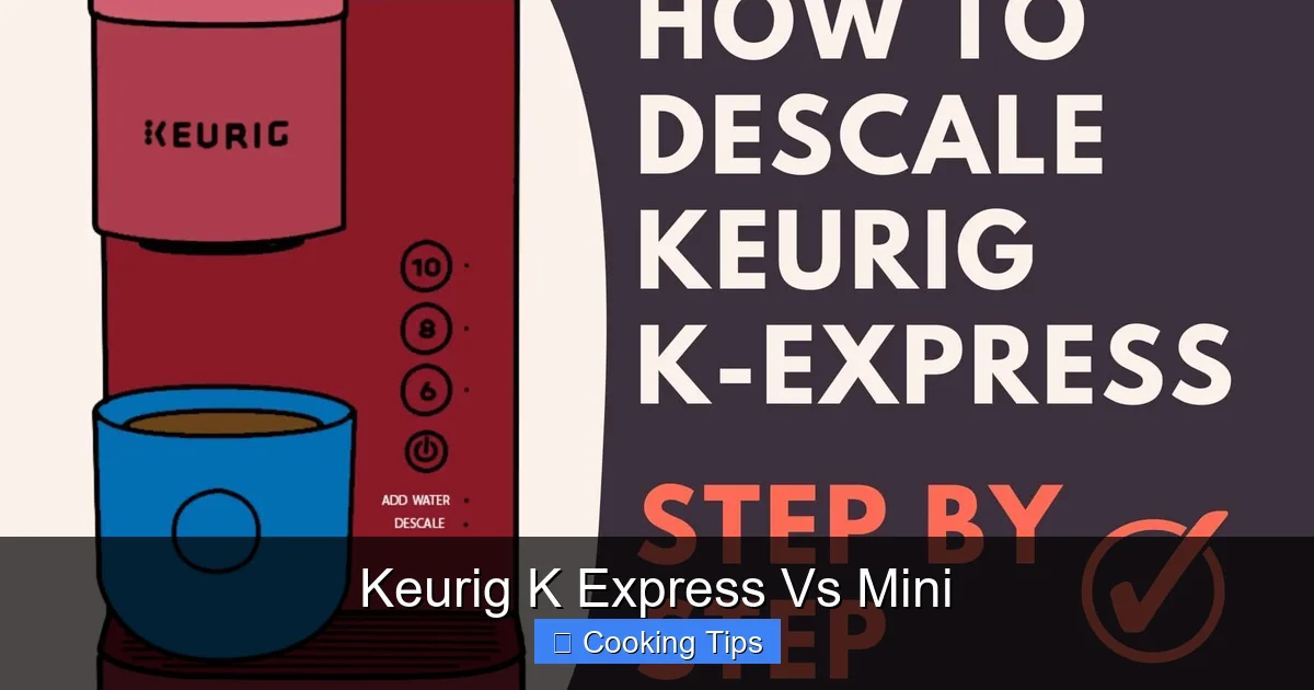 Keurig K Express Vs Mini