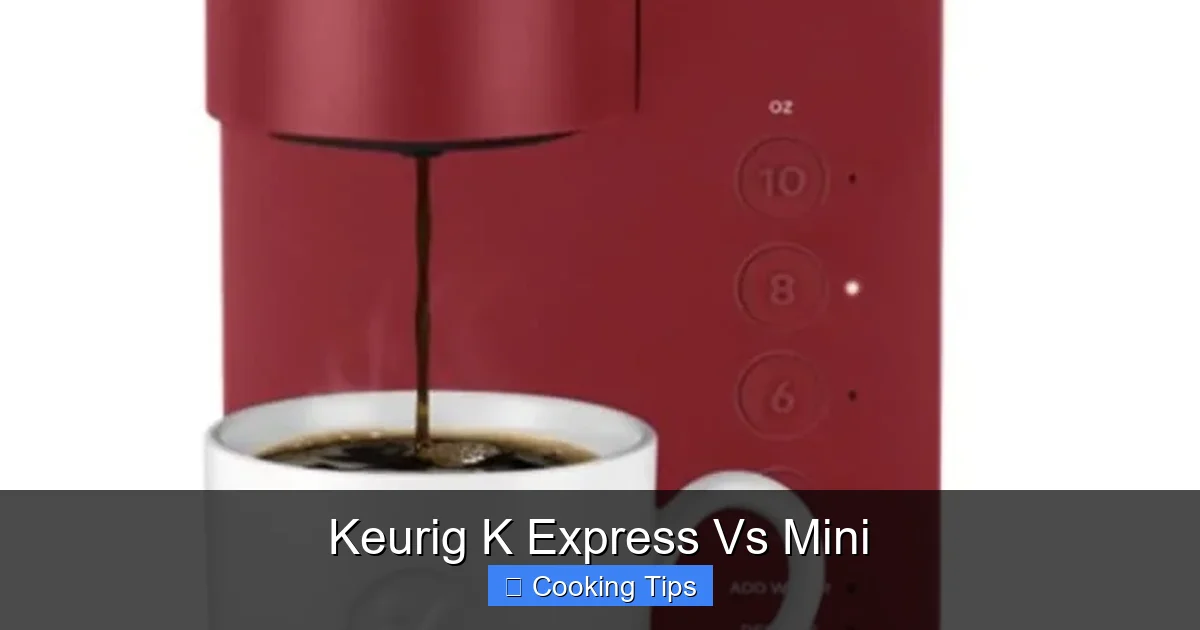 Keurig K Express Vs Mini