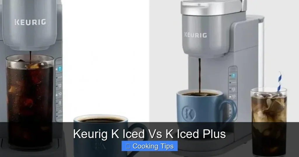 Keurig K Iced Vs K Iced Plus