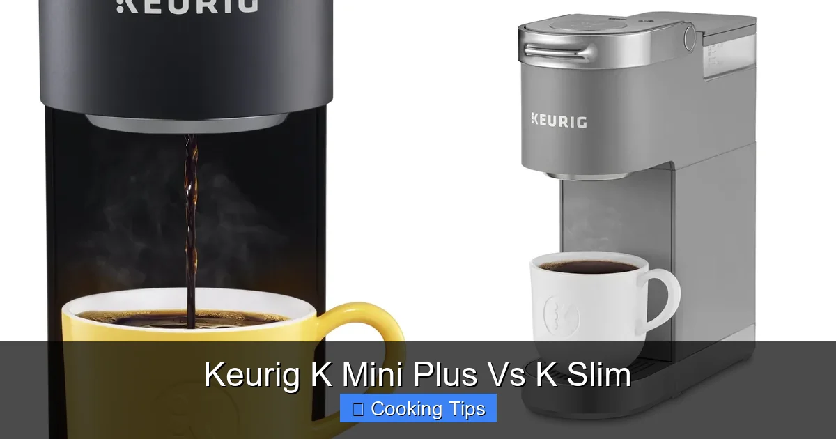 Keurig K Mini Plus Vs K Slim