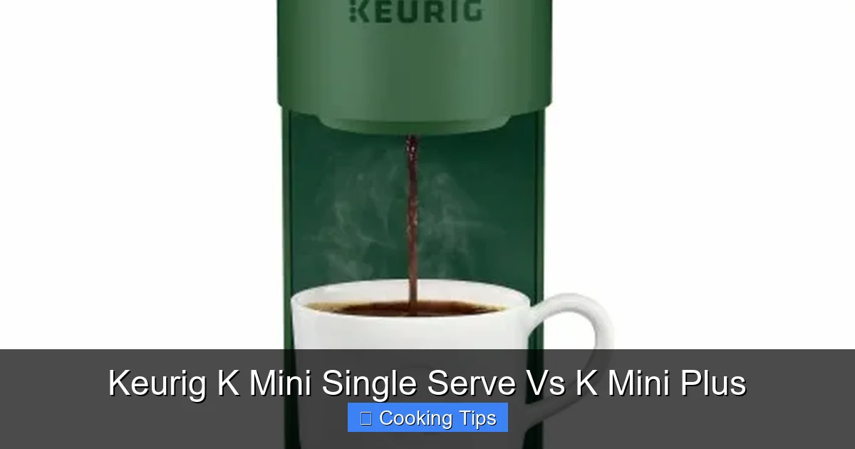 Keurig K Mini Single Serve Vs K Mini Plus