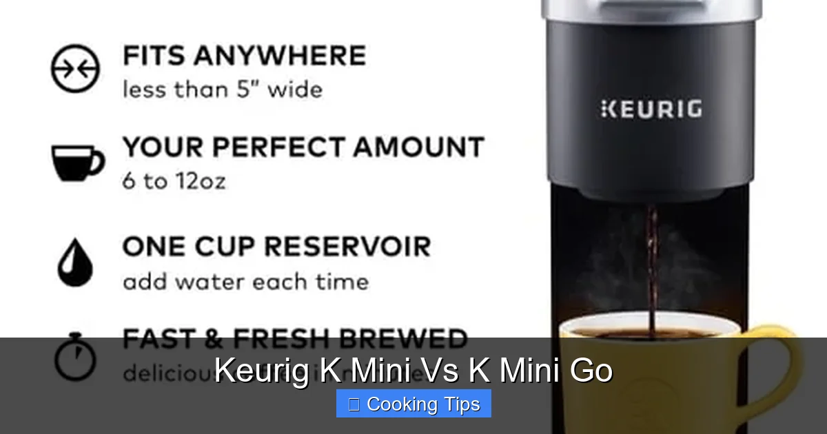 Keurig K Mini Vs K Mini Go