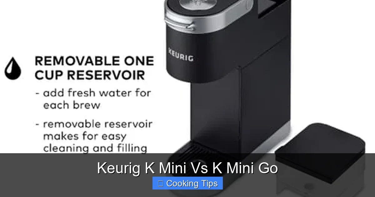 Keurig K Mini Vs K Mini Go