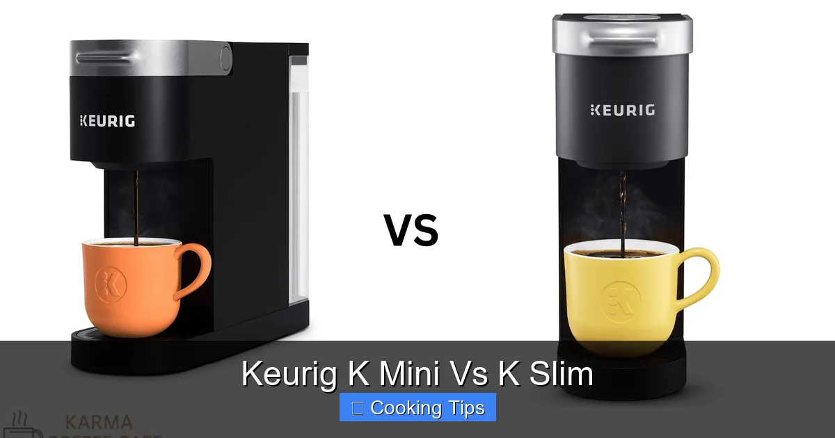 Keurig K Mini Vs K Slim
