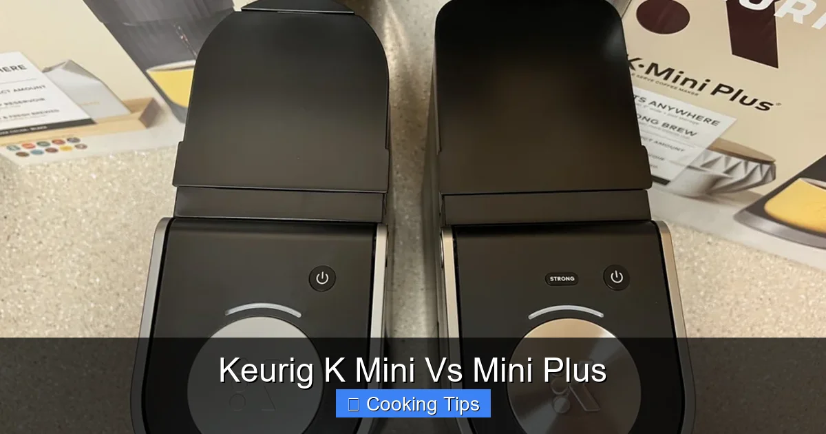 Keurig K Mini Vs Mini Plus