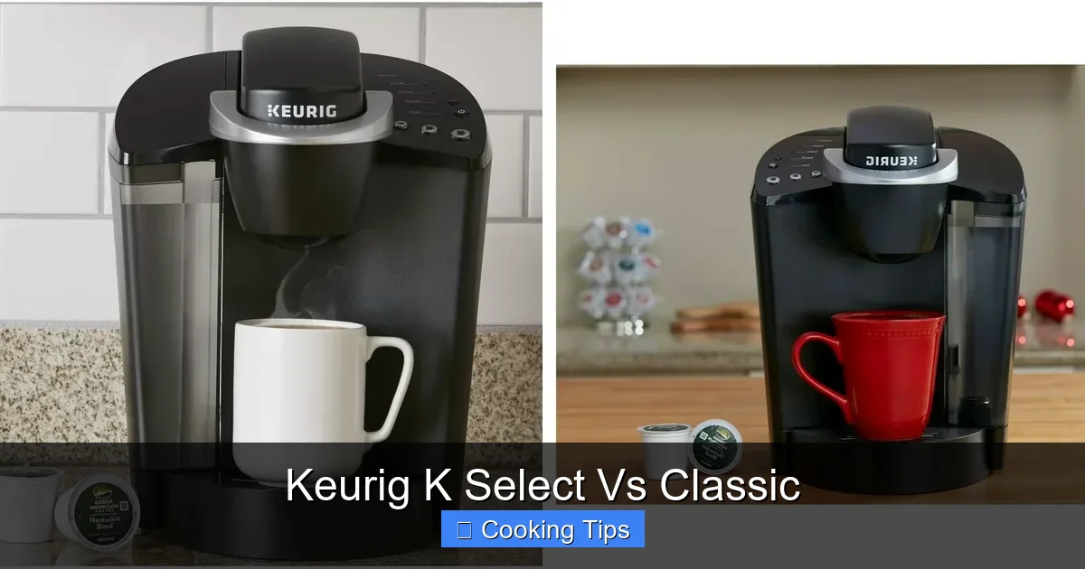 Keurig K Select Vs Classic