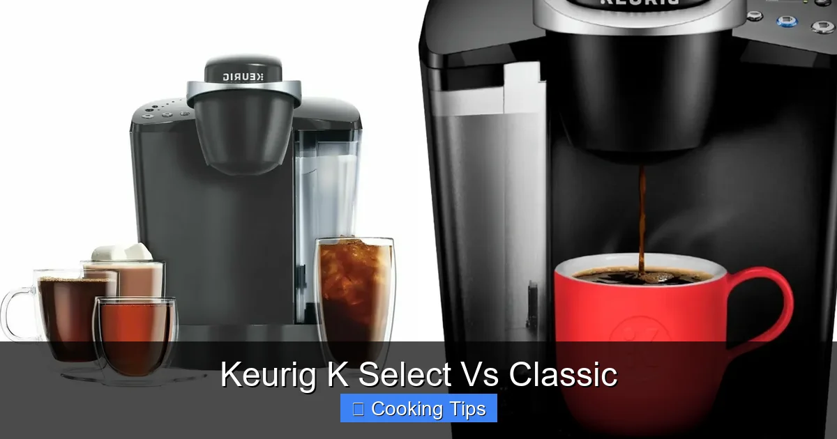 Keurig K Select Vs Classic