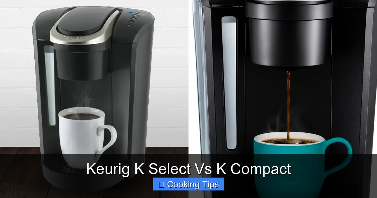 Keurig K Select Vs K Compact