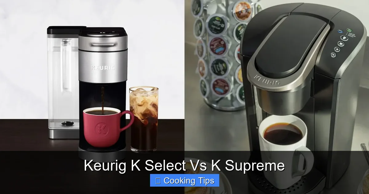 Keurig K Select Vs K Supreme