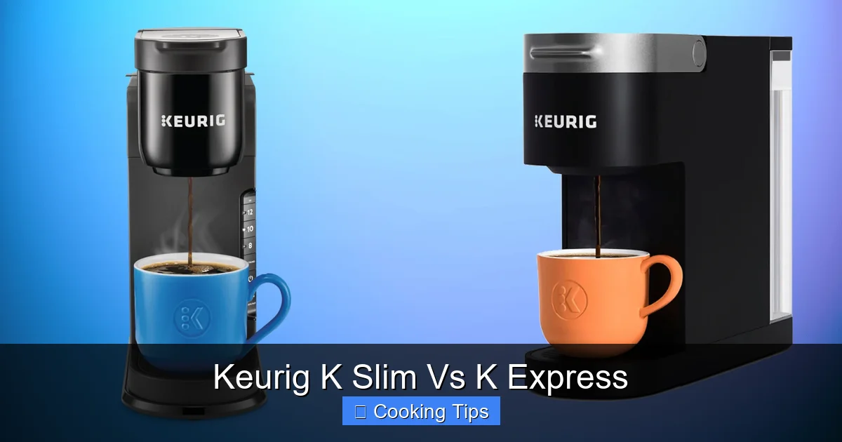 Keurig K Slim Vs K Express