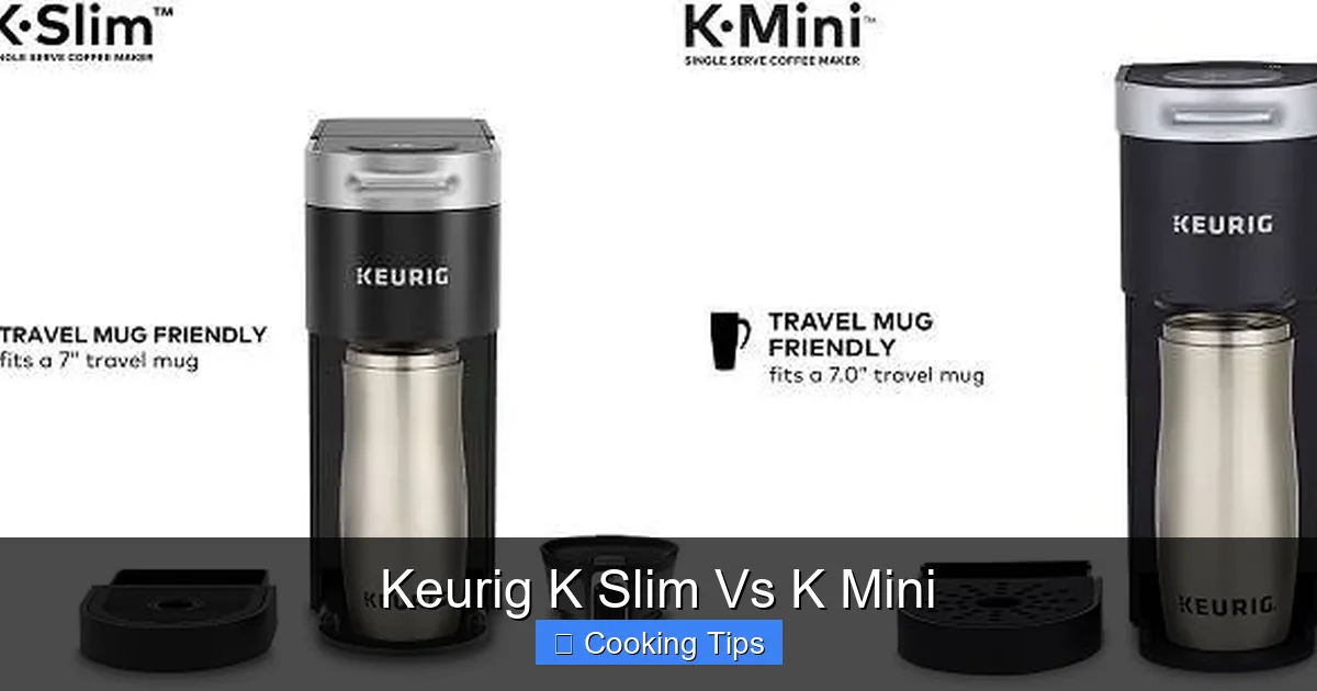 Keurig K Slim Vs K Mini