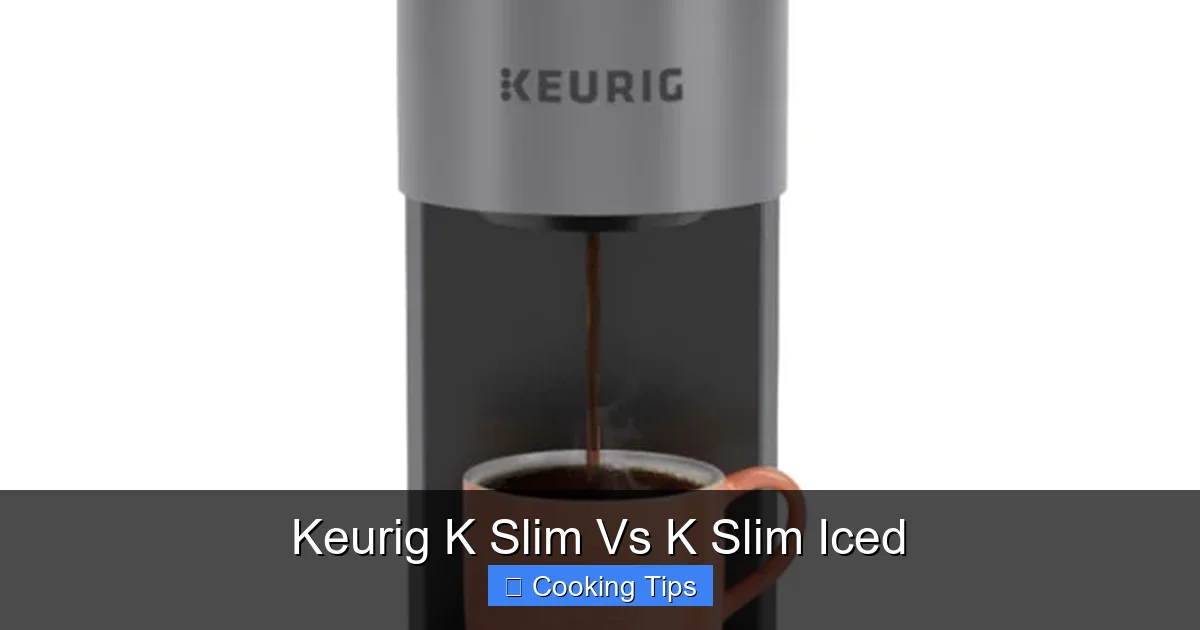Keurig K Slim Vs K Slim Iced