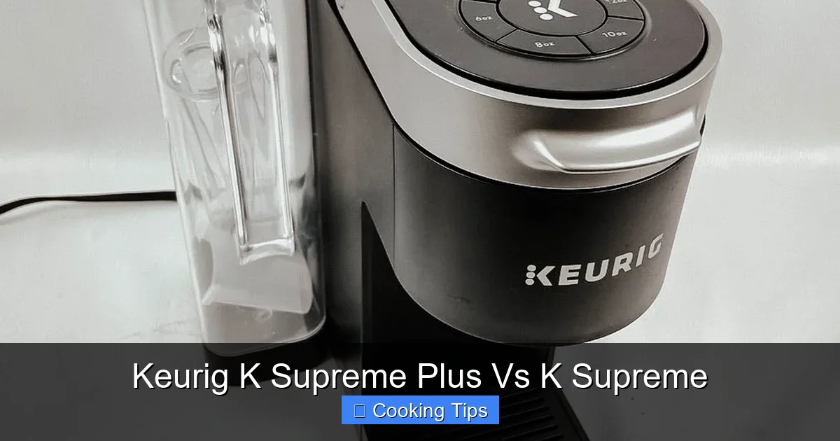 Keurig K Supreme Plus Vs K Supreme