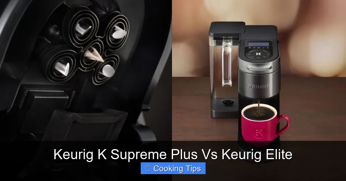 Keurig K Supreme Plus Vs Keurig Elite