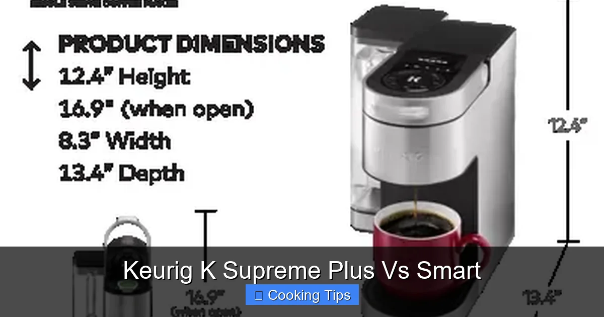 Keurig K Supreme Plus Vs Smart