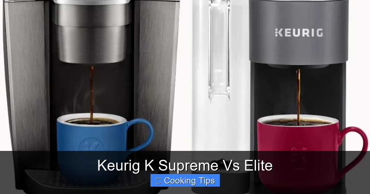 Keurig K Supreme Vs Elite