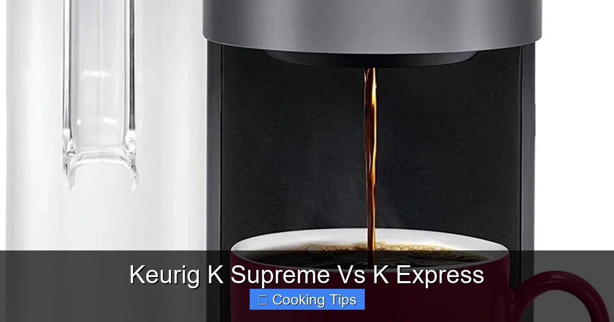Keurig K Supreme Vs K Express