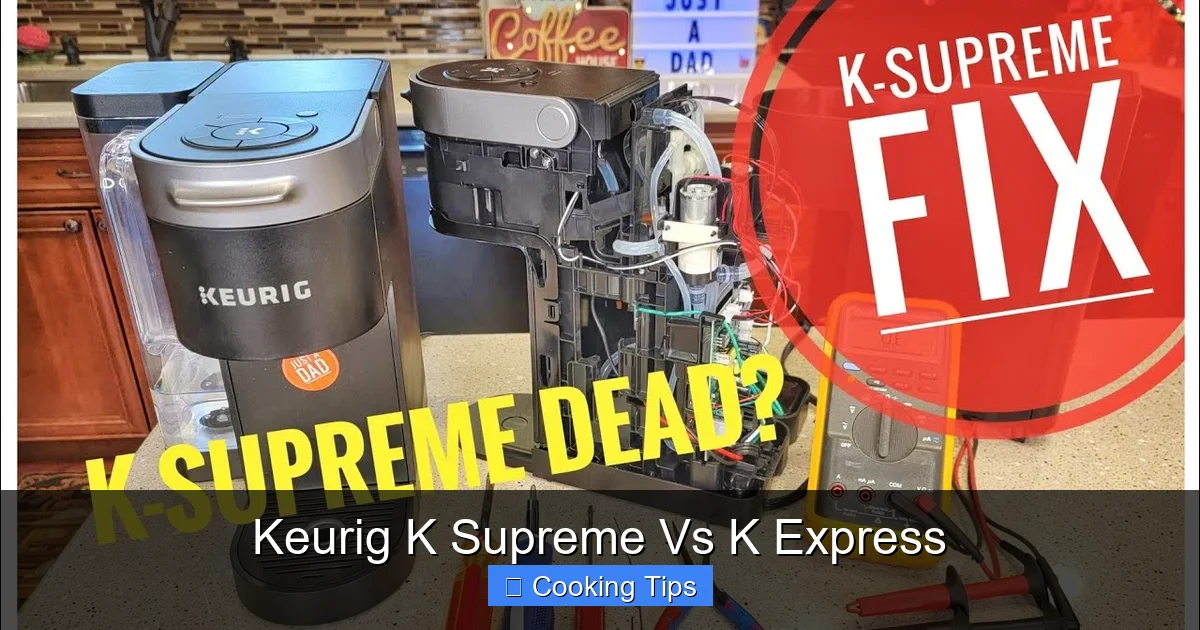 Keurig K Supreme Vs K Express
