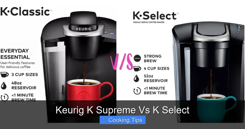 Keurig K Supreme Vs K Select