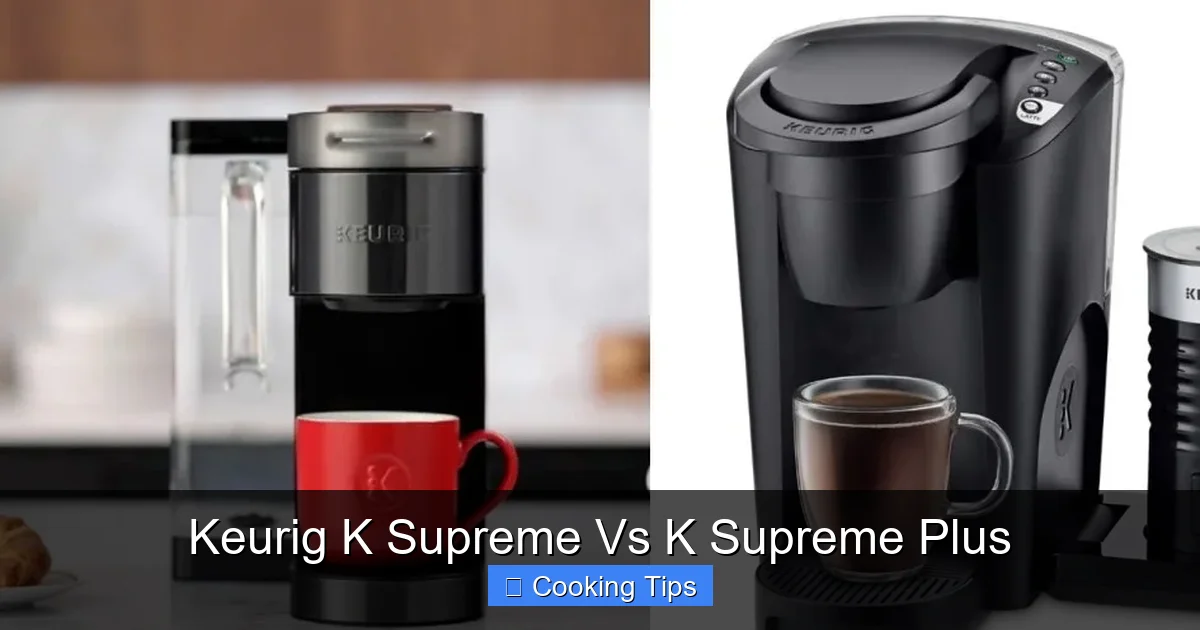 Keurig K Supreme Vs K Supreme Plus