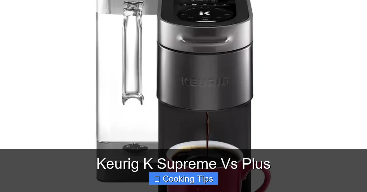 Keurig K Supreme Vs Plus