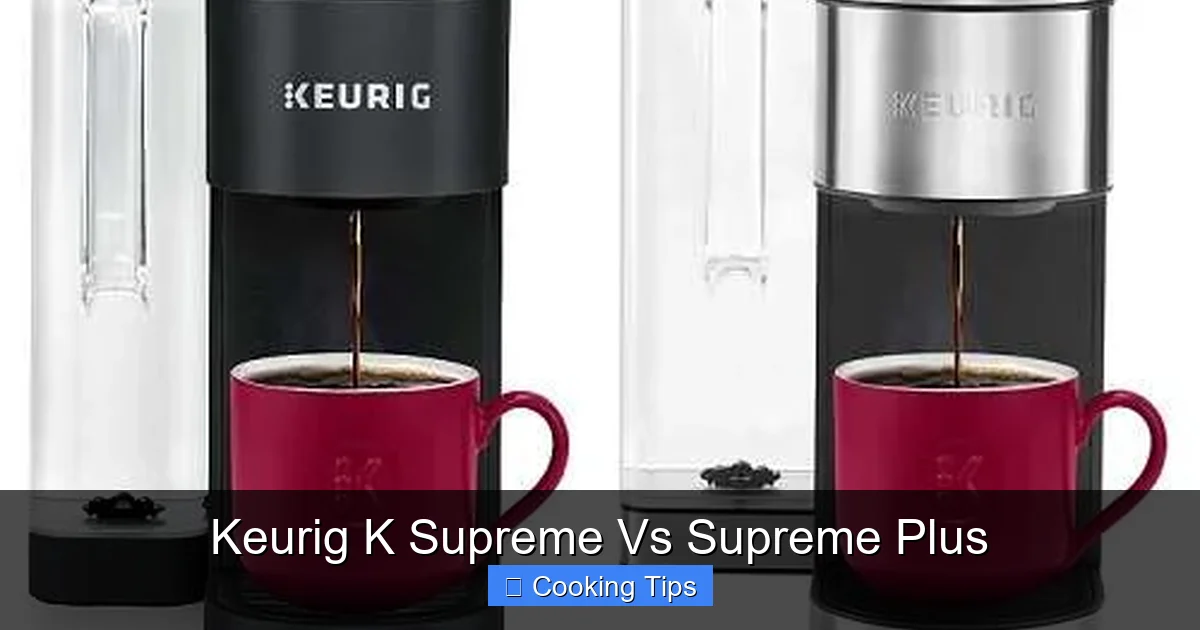 Keurig K Supreme Vs Supreme Plus