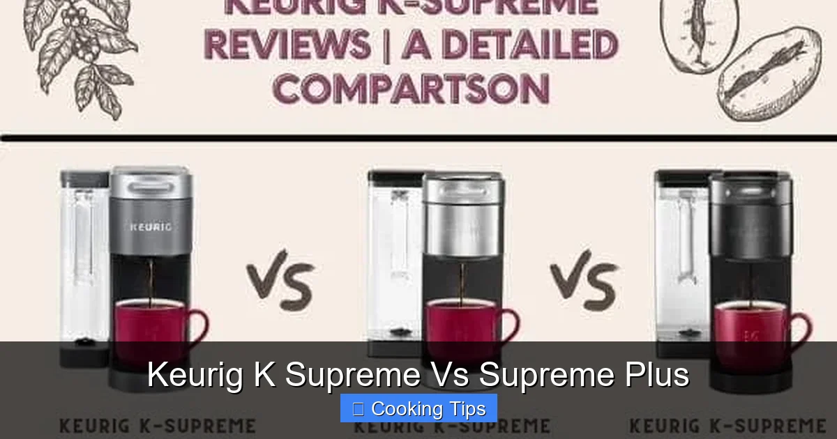 Keurig K Supreme Vs Supreme Plus