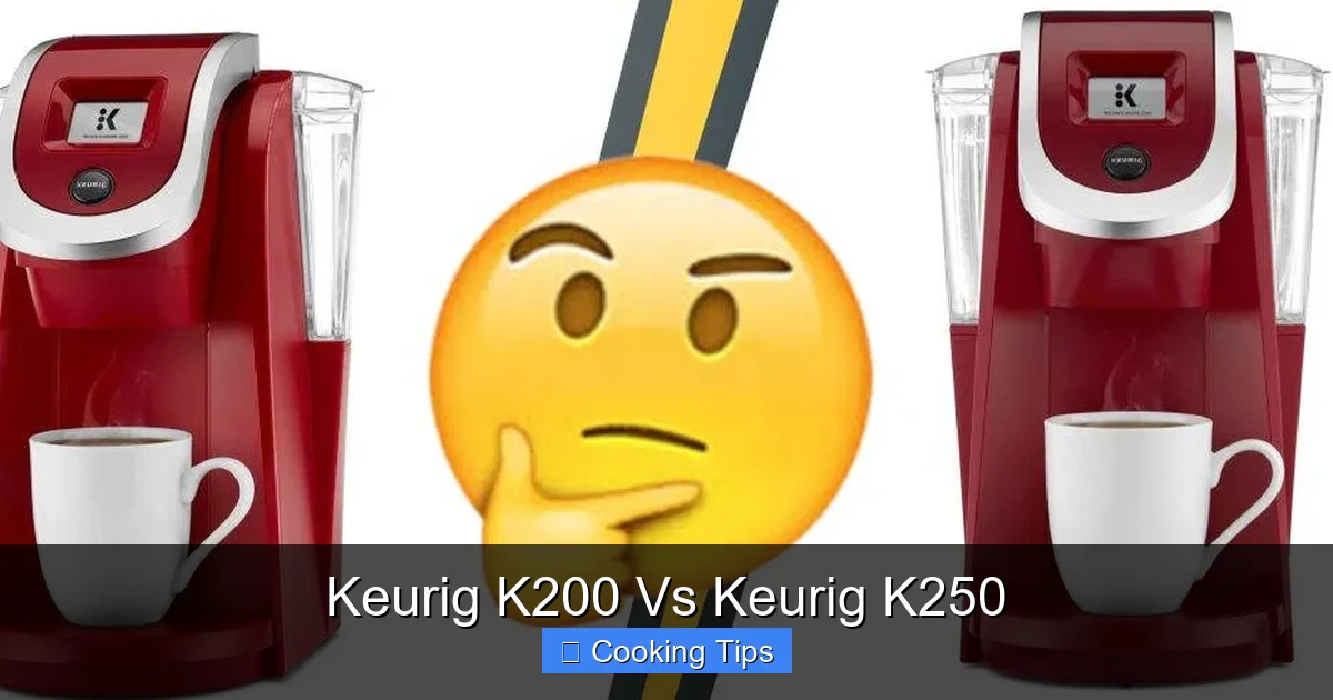 Keurig K200 Vs Keurig K250
