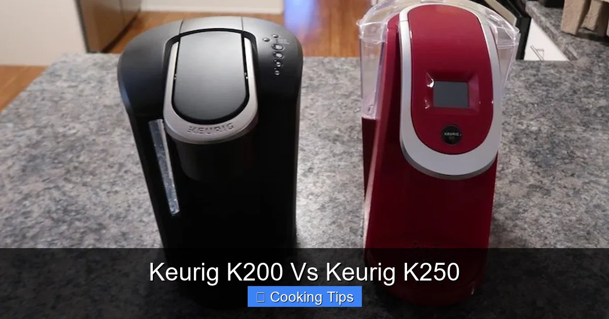Keurig K200 Vs Keurig K250