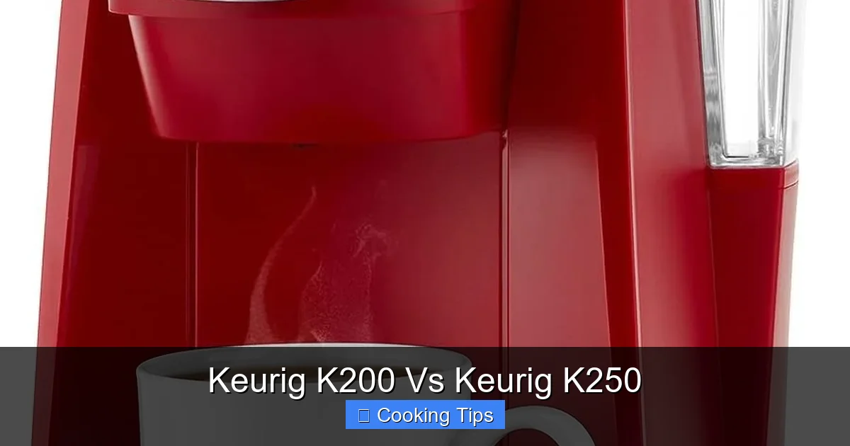 Keurig K200 Vs Keurig K250