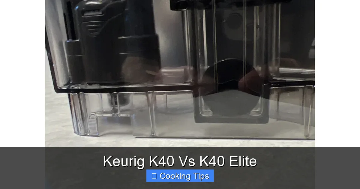 Keurig K40 Vs K40 Elite