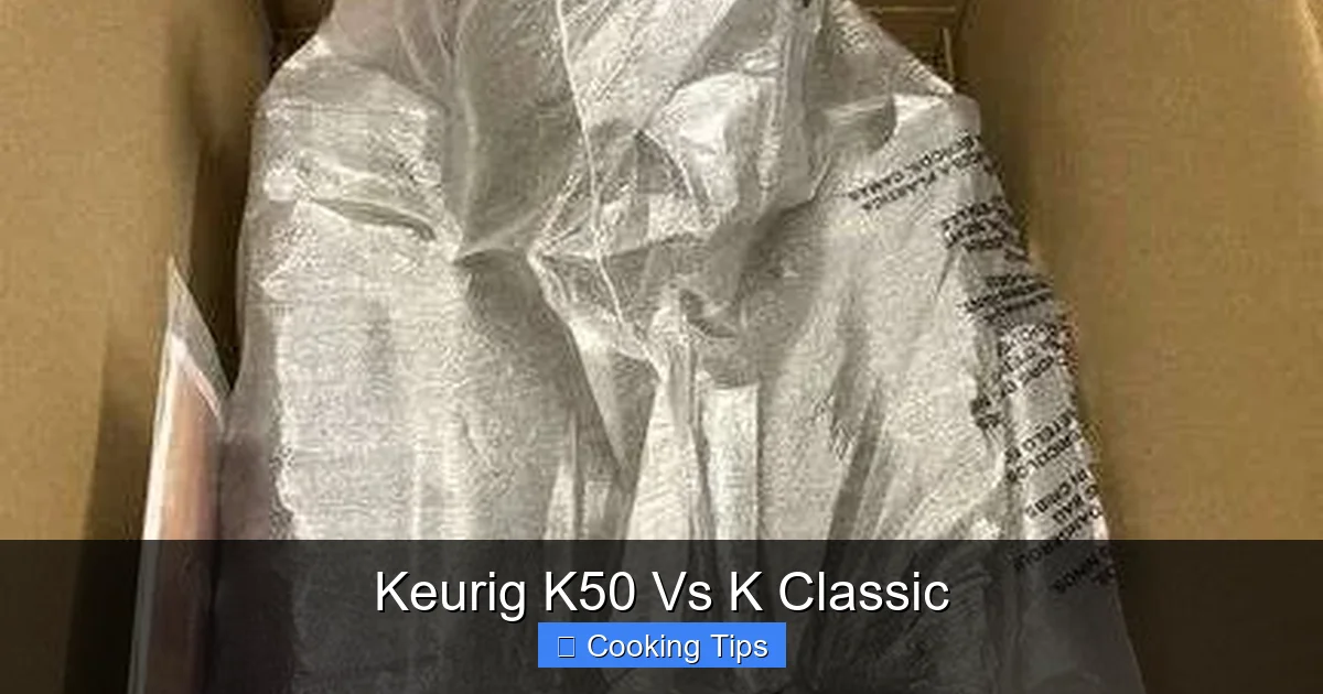 Keurig K50 Vs K Classic