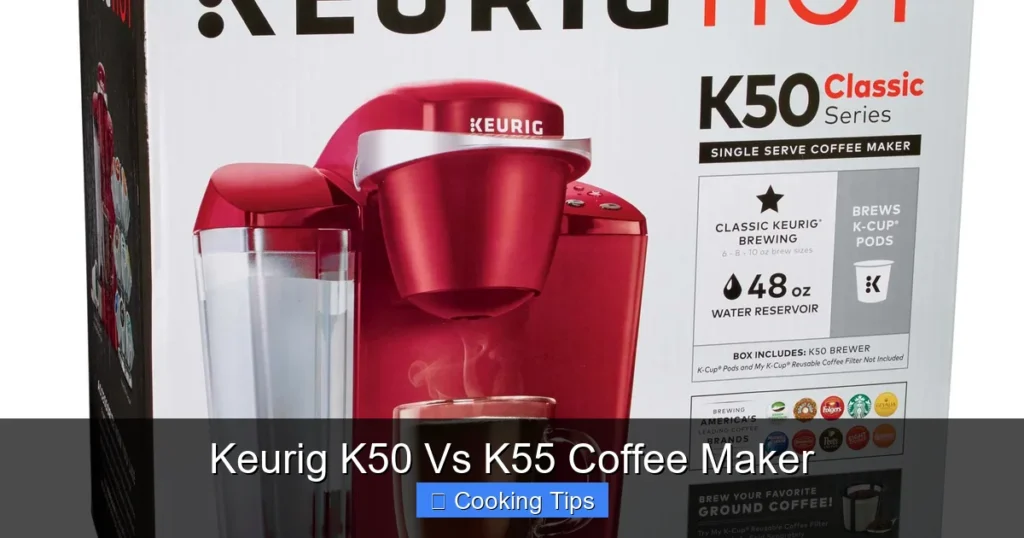 Keurig K50 Vs K55 Coffee Maker