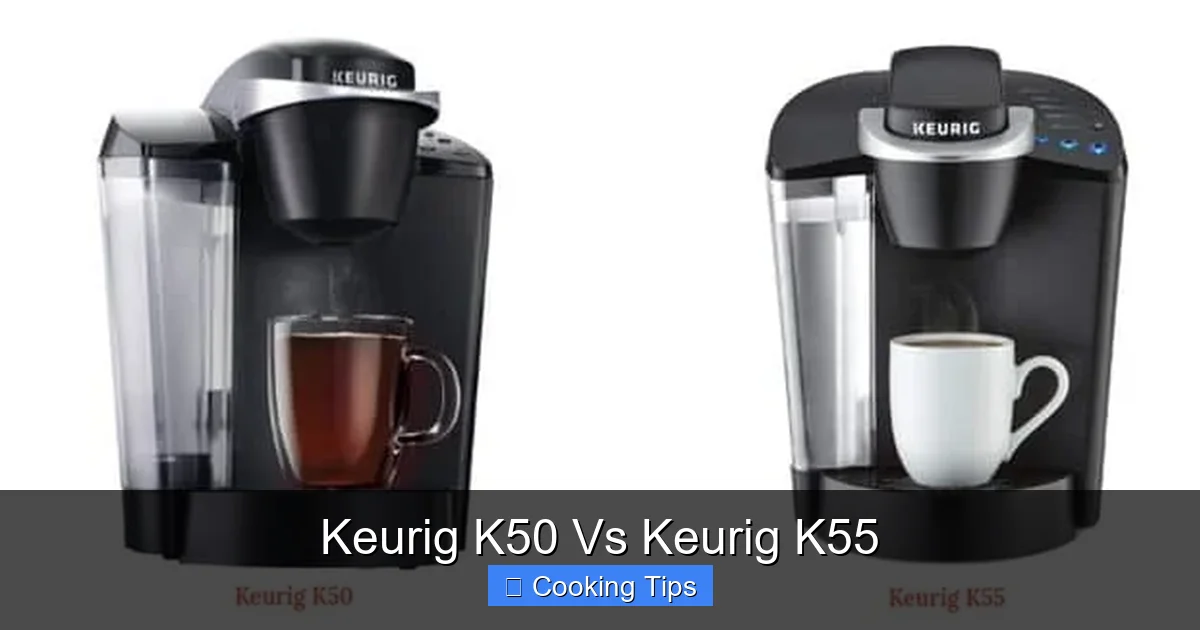 Keurig K50 Vs Keurig K55