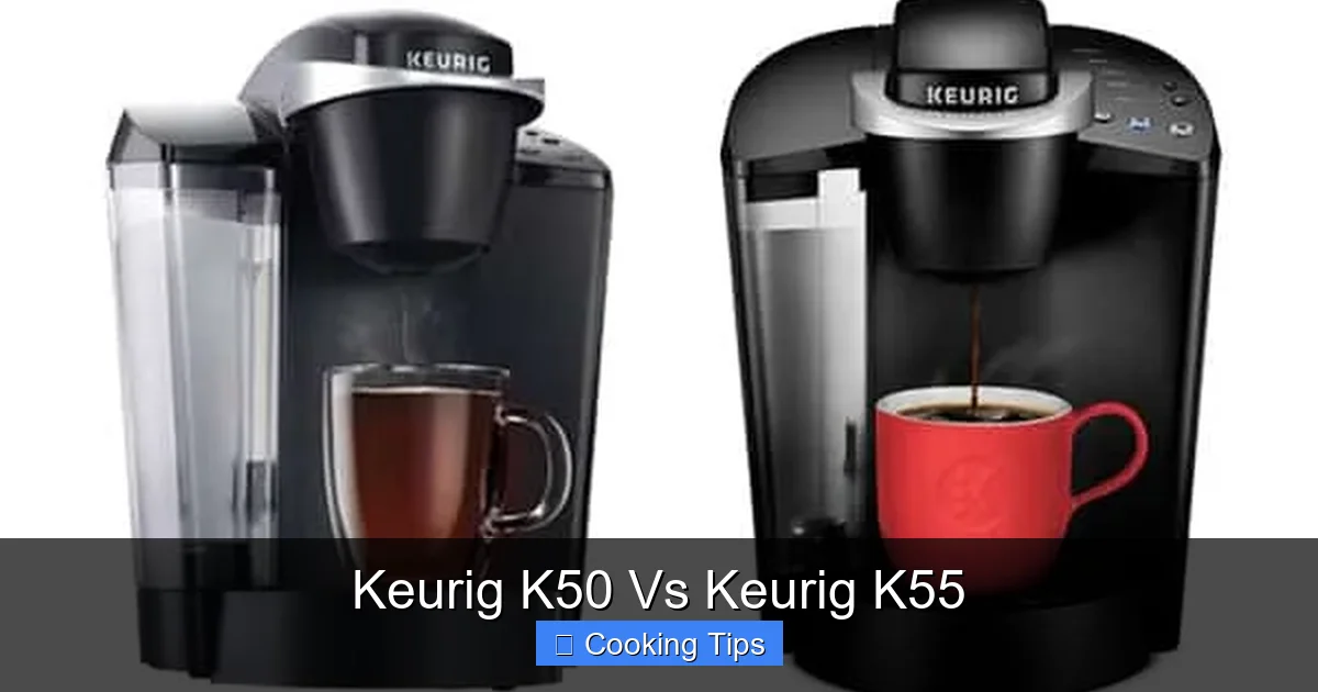 Keurig K50 Vs Keurig K55