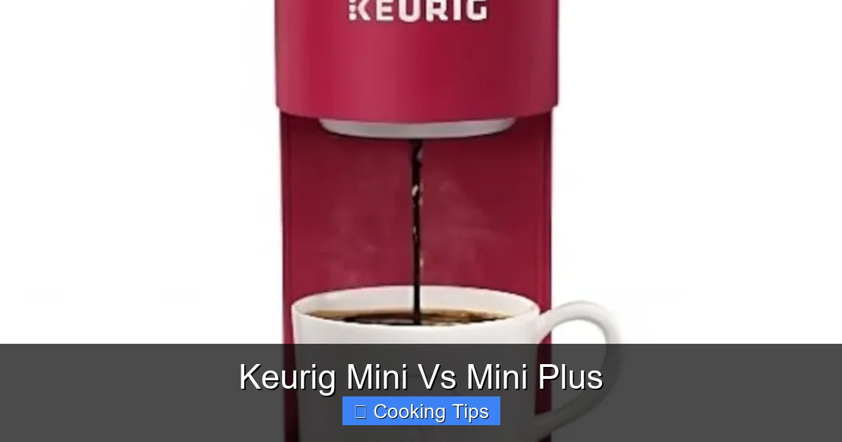 Keurig Mini Vs Mini Plus