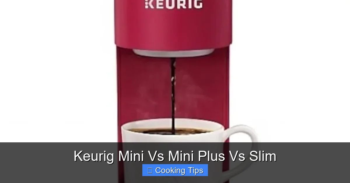 Keurig Mini Vs Mini Plus Vs Slim