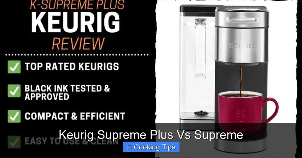 Keurig Supreme Plus Vs Supreme