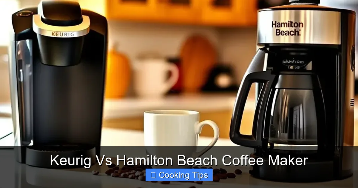 Keurig Vs Hamilton Beach Coffee Maker