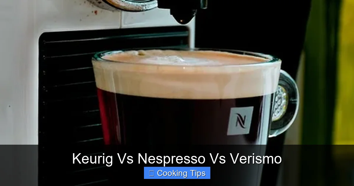 Keurig Vs Nespresso Vs Verismo